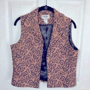 Vintage Bob Mackie Brocade Vest